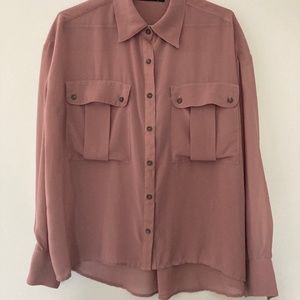 Mauve blouse